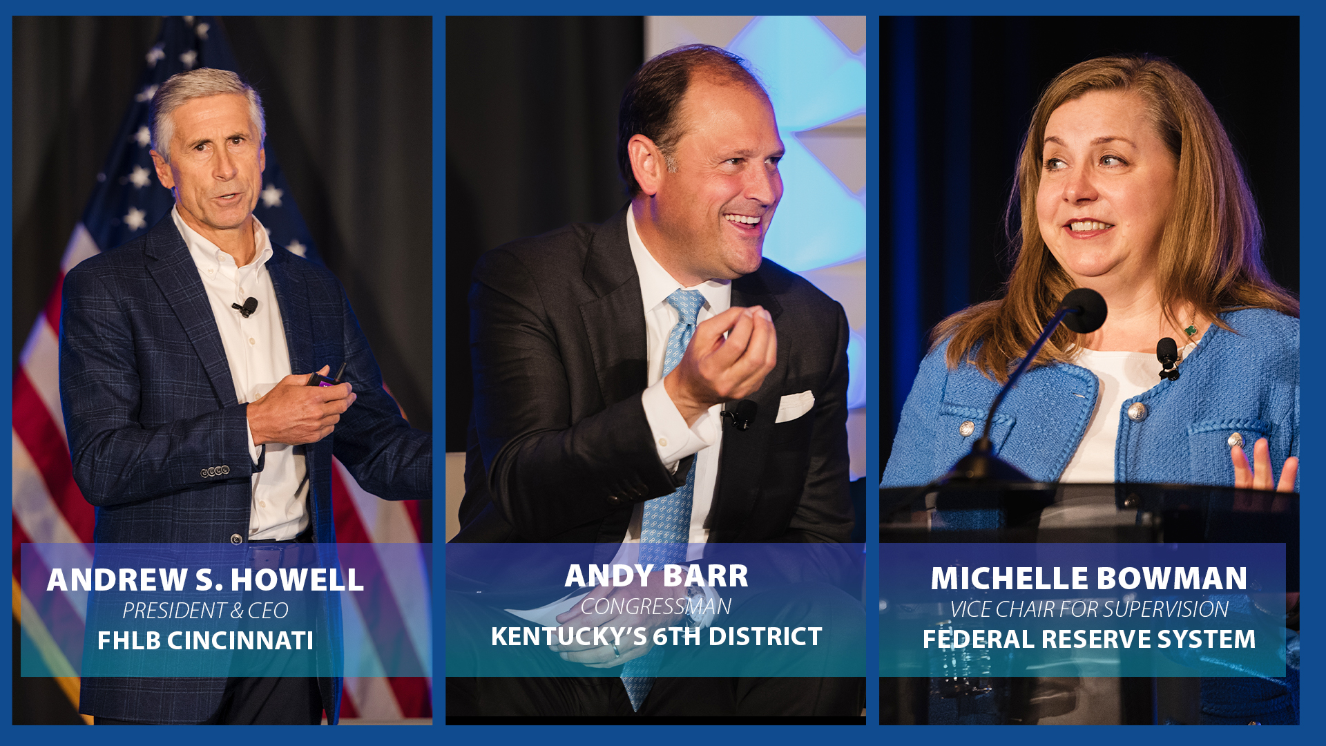 Convention speakers on stage